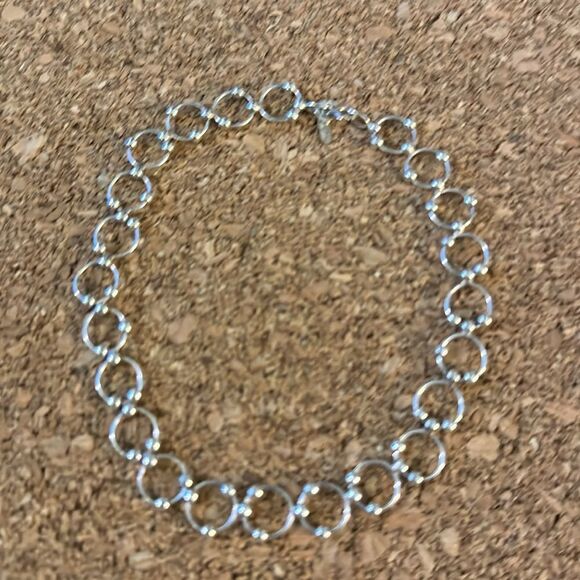 Sterling silver bracelet or anklet - Picture 2 of 3